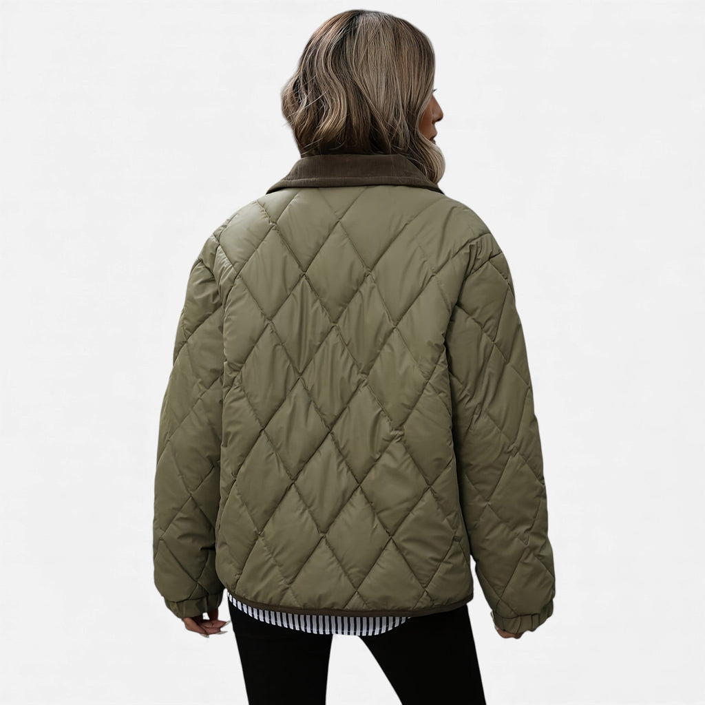 Luzeva | Women’s Rhombus Tweed Jacket