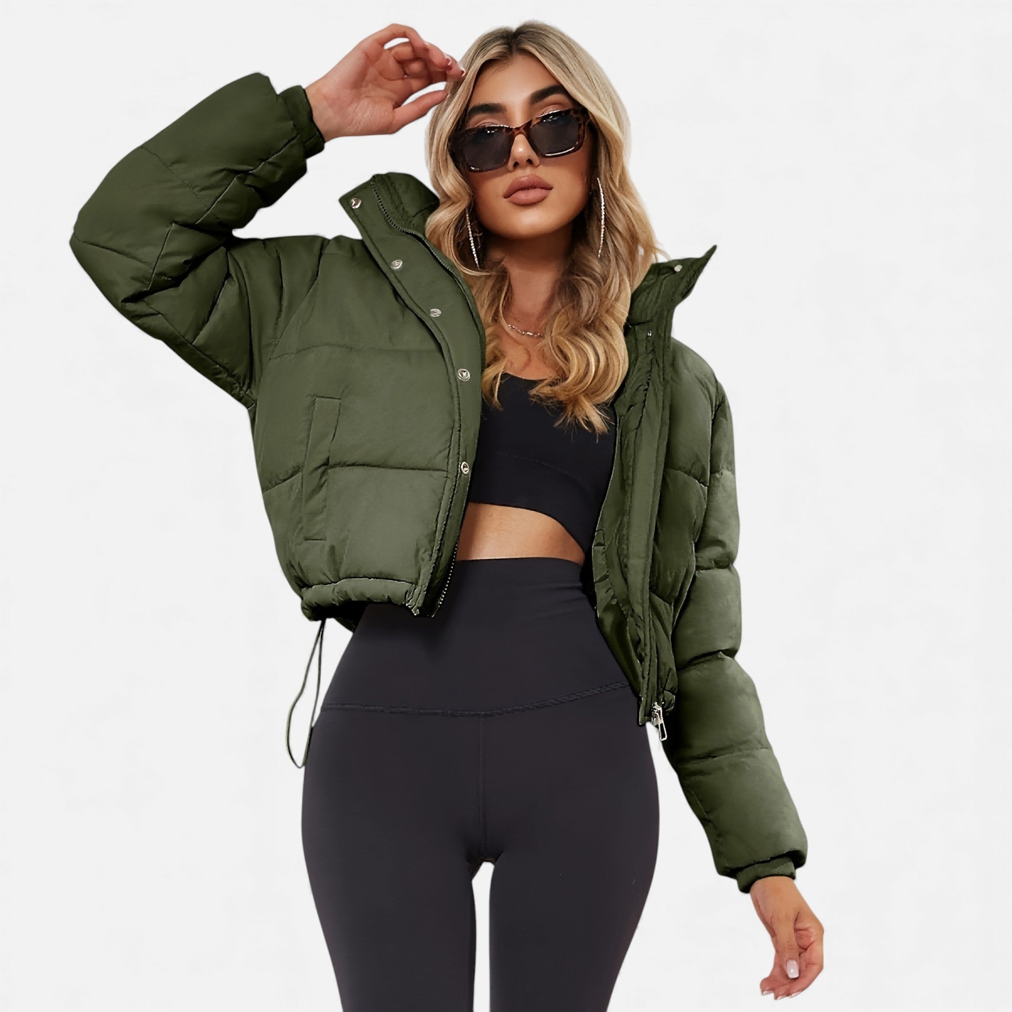 Luzeva | Women’s Heritage Puffer Coat – Elegant Winter Warmth