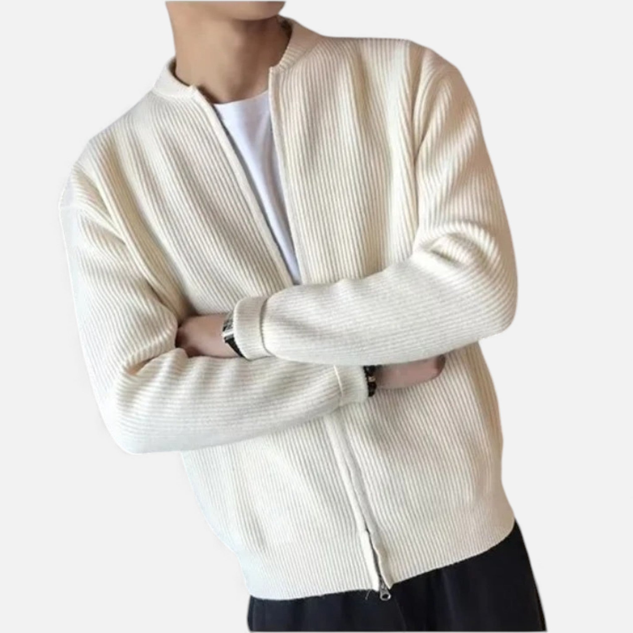 Luzeva | Men’s Heritage Knit Sweater Coat