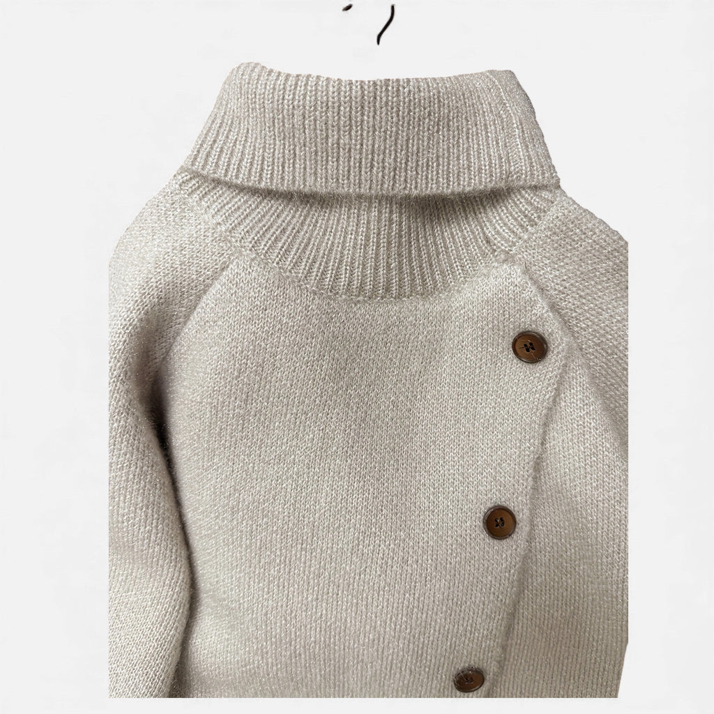 Luzeva | Women’s Elegant High Neck Sweater – Timeless Comfort