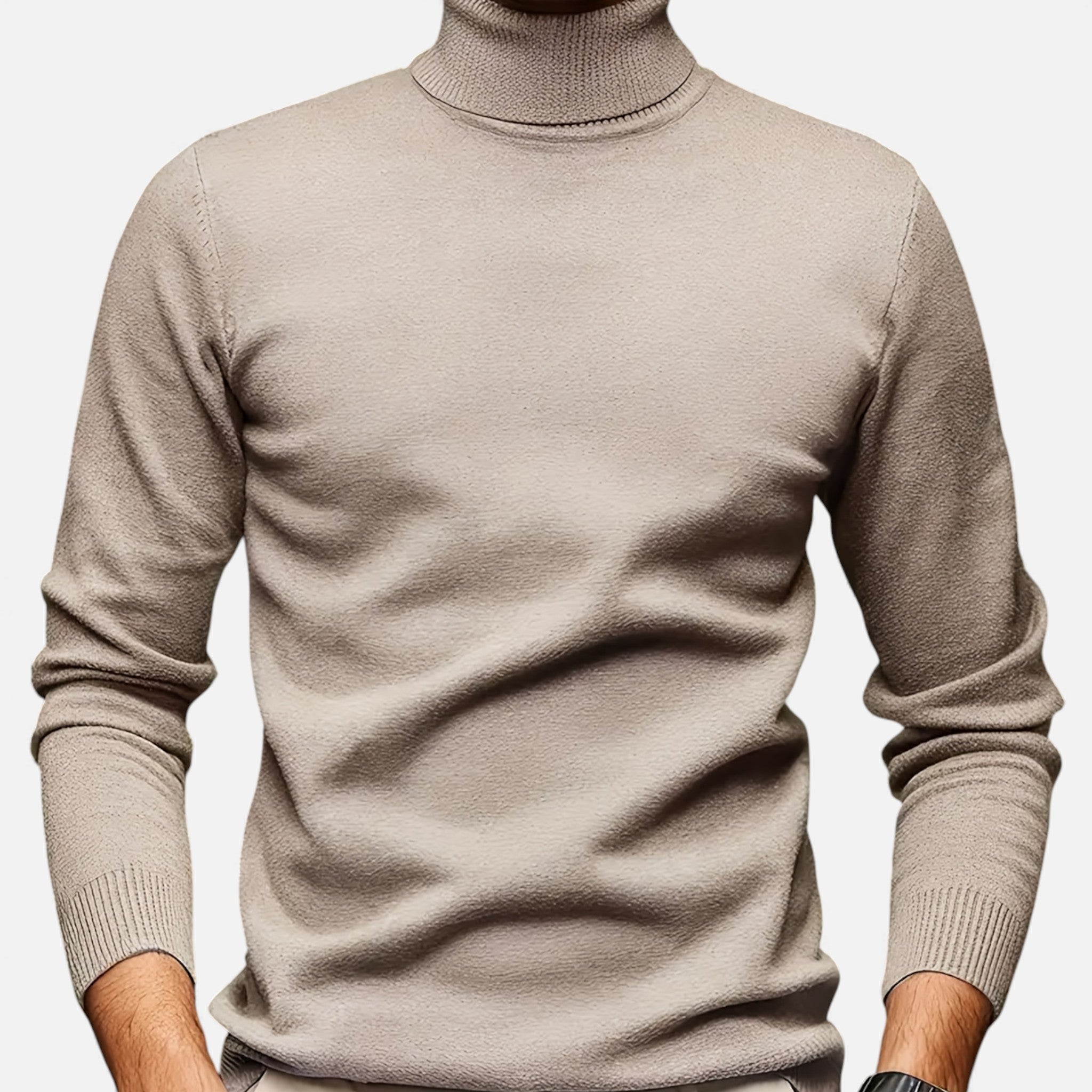 Luzeva | Men’s Heritage Wool Turtleneck Sweater