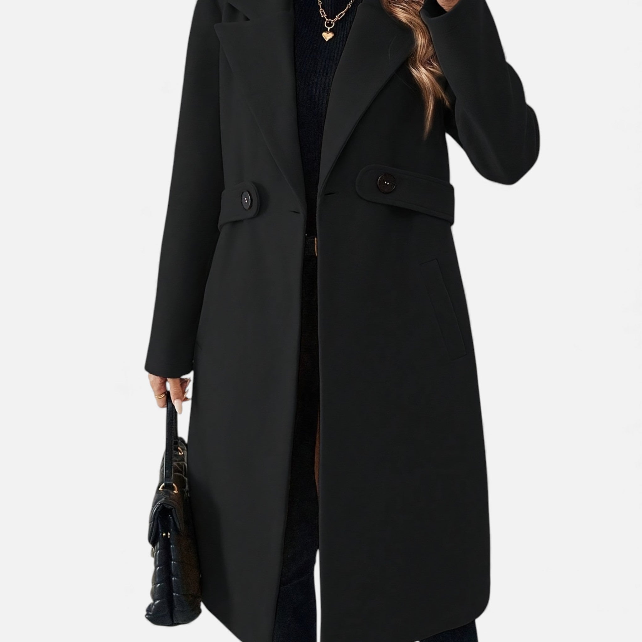 Luzeva | Women’s Heritage Tweed Coat – Elegant H-Silhouette