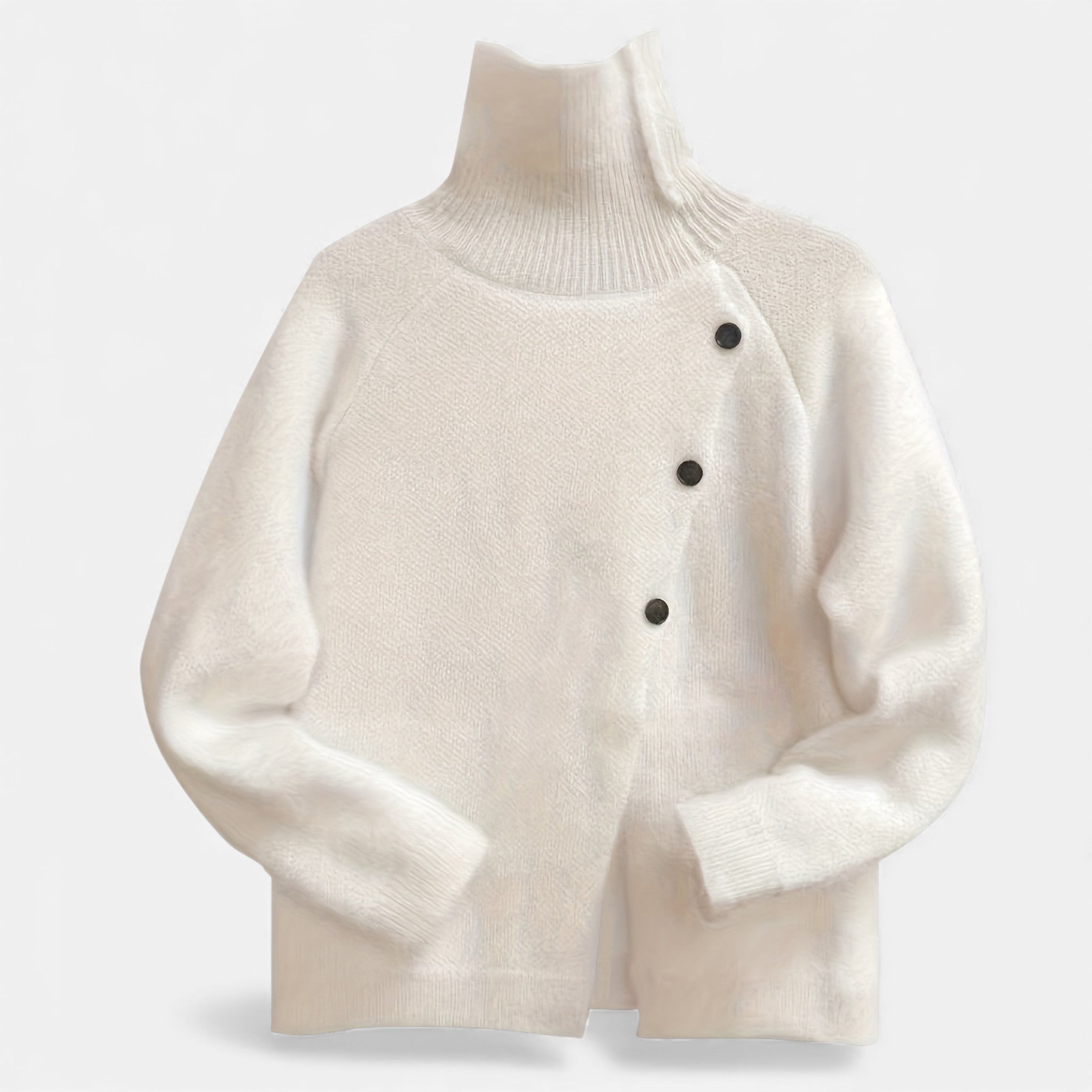 Luzeva | Women’s Elegant High Neck Sweater – Timeless Comfort