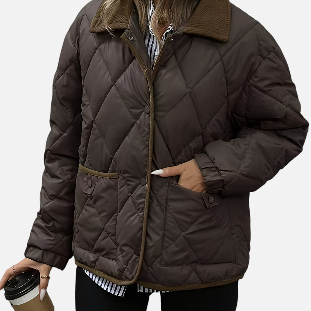 Luzeva | Women’s Rhombus Tweed Jacket