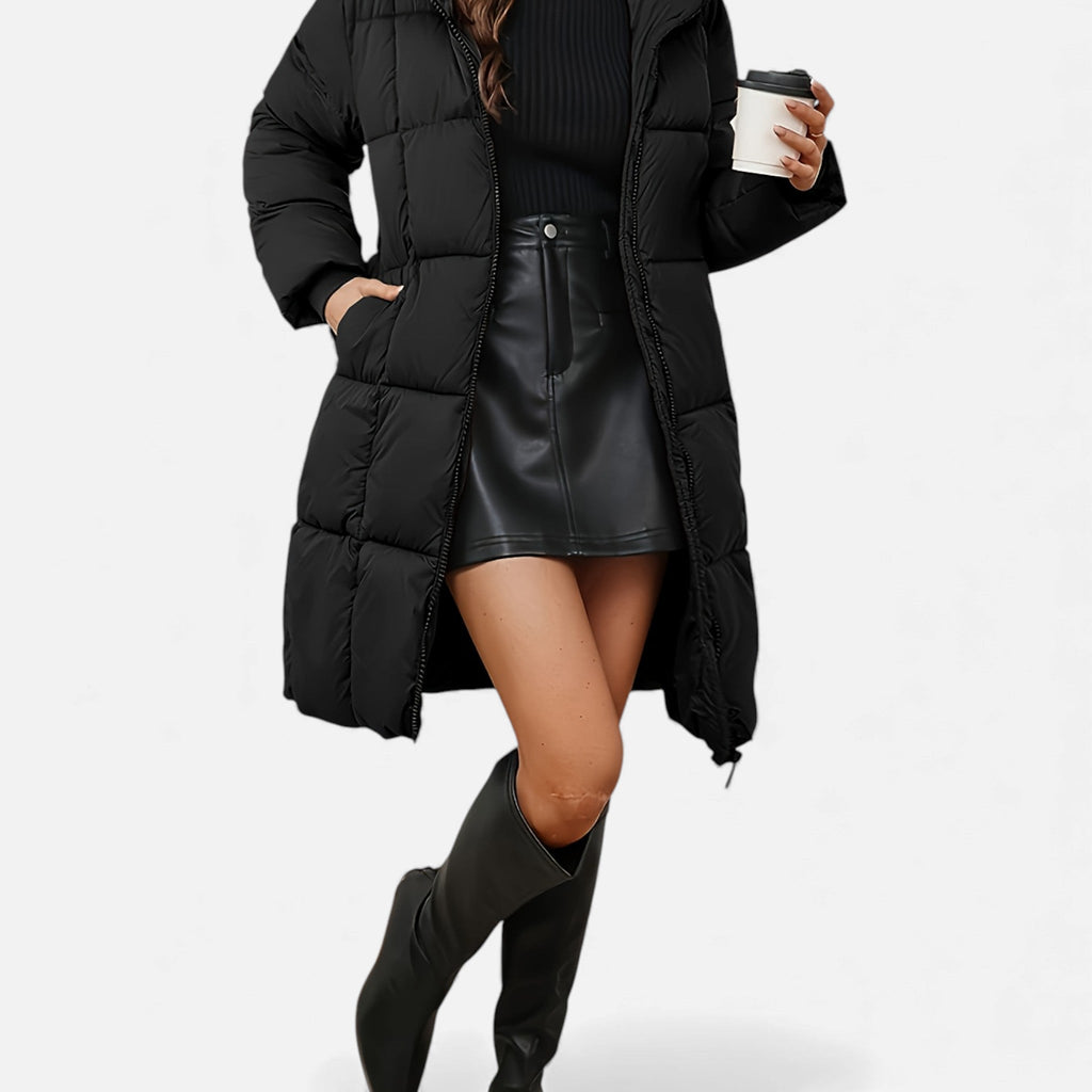 Luzeva | Women’s Classic Hooded Winter Coat – Refined Warmth