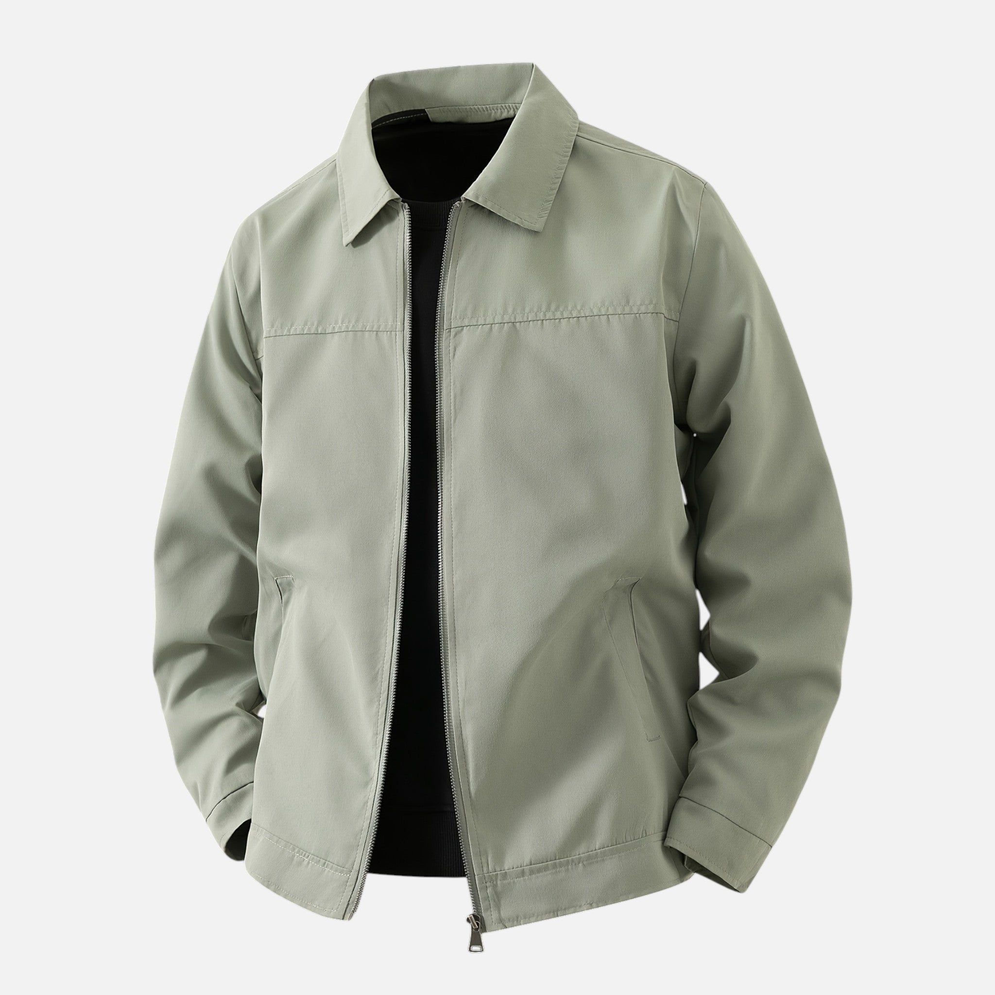 Luzeva | Men’s Heritage Twill Jacket – Refined Everyday Elegance