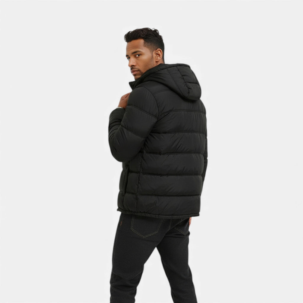 Luzeva | Men’s Alpine Quilted Coat – Timeless Winter Warmth