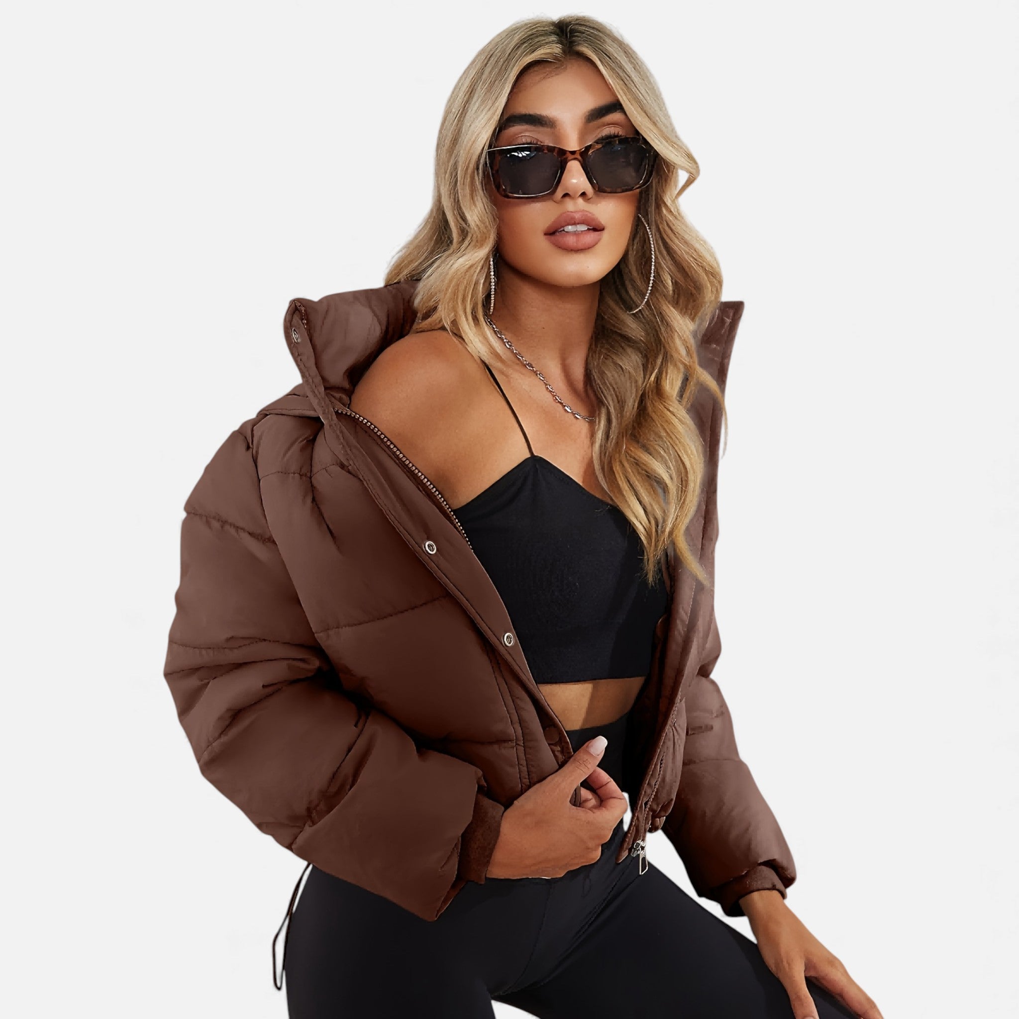 Luzeva | Women’s Heritage Puffer Coat – Elegant Winter Warmth