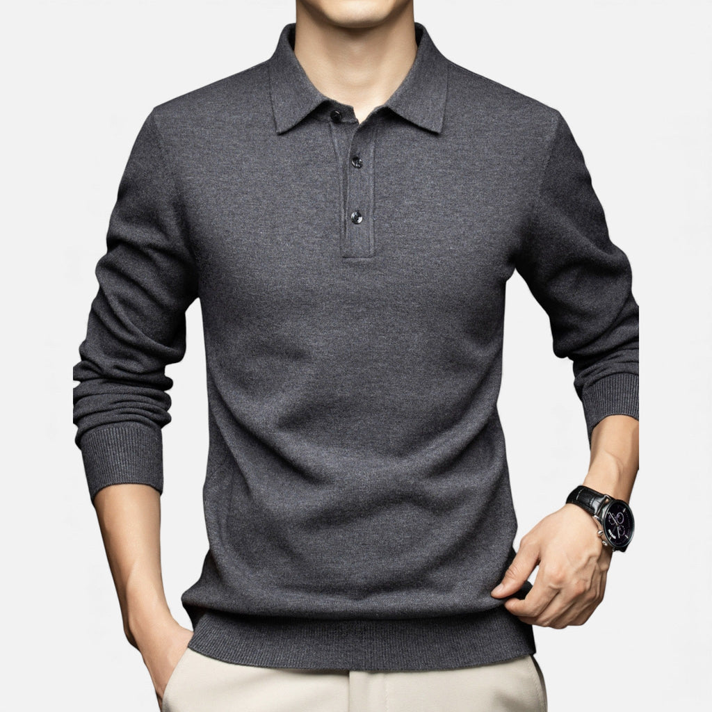 Luzeva | Men’s Heritage Wool‑Blend Shirt Jacket – Classic Burgundy