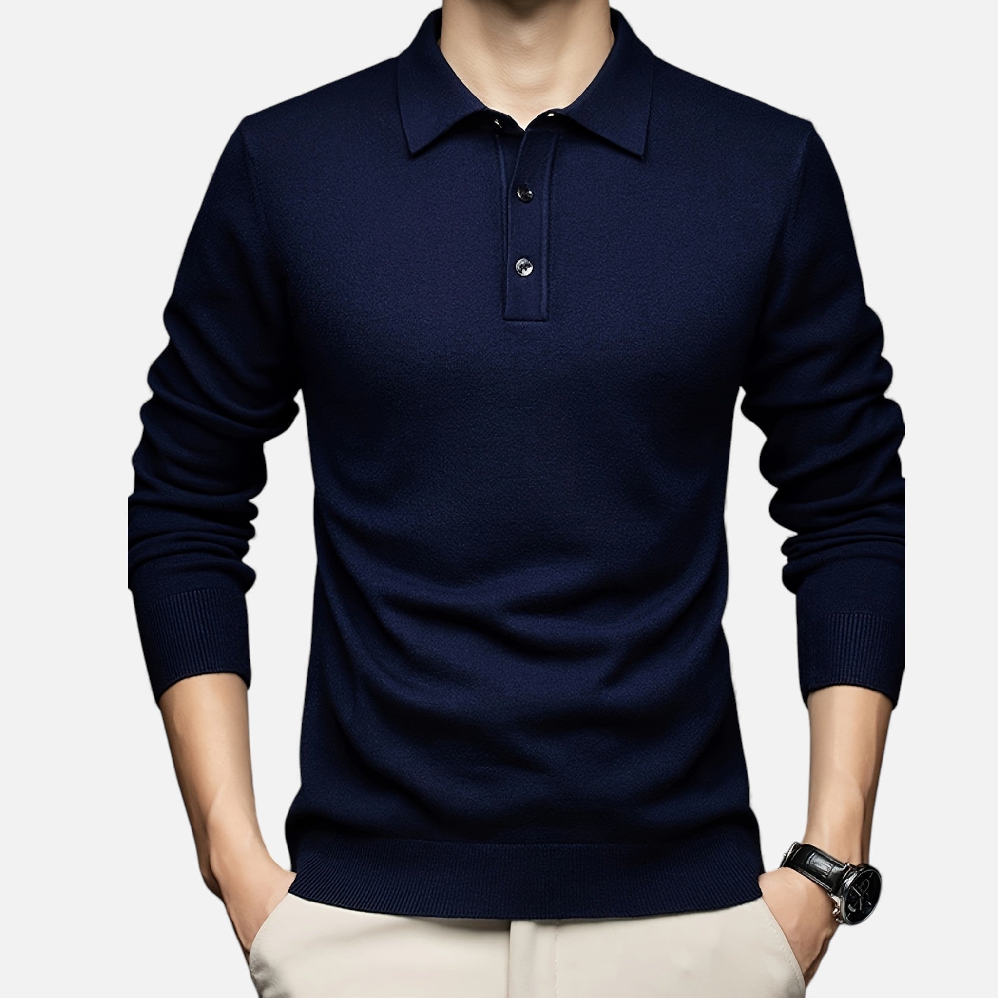 Luzeva | Men’s Heritage Wool‑Blend Shirt Jacket – Classic Burgundy