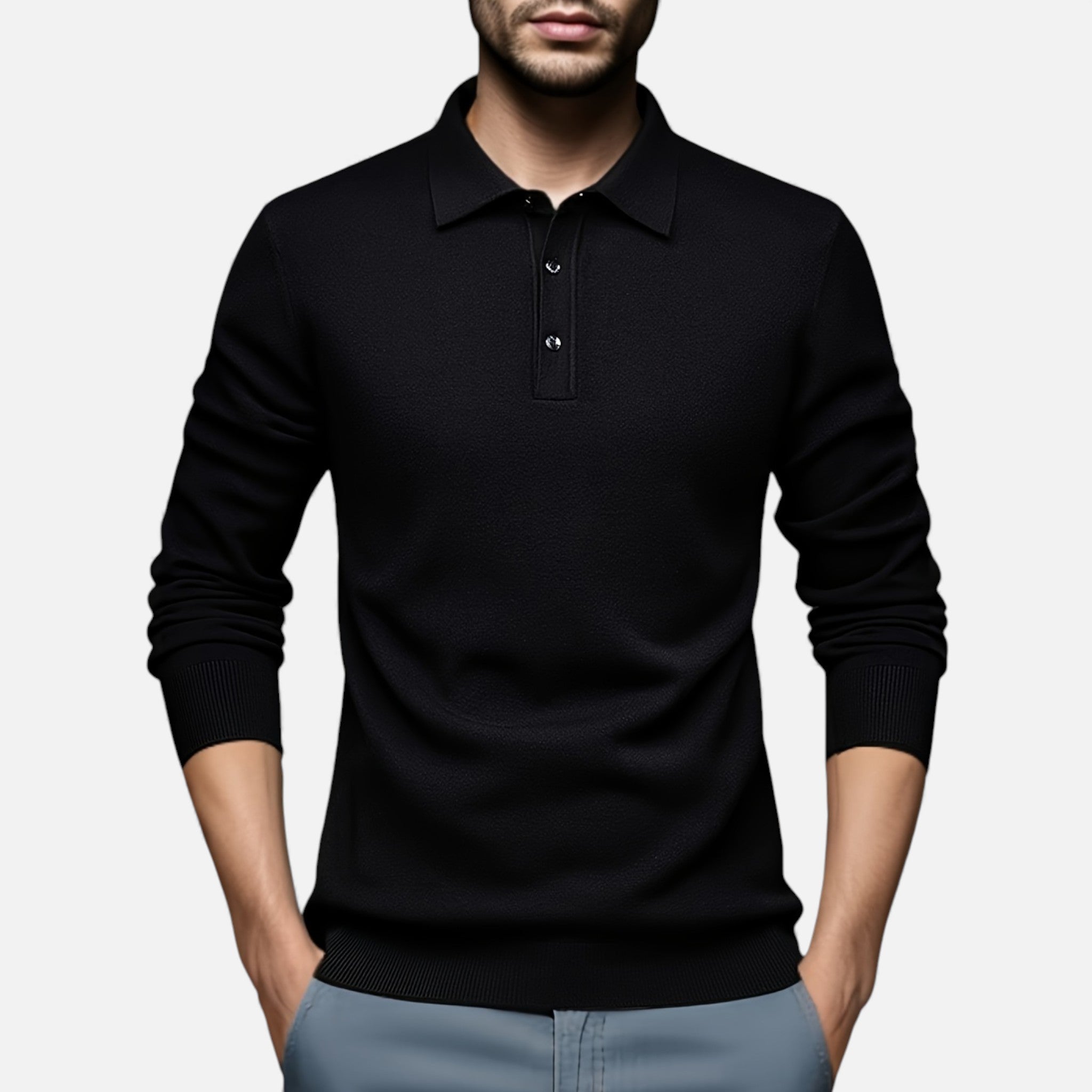 Luzeva | Men’s Heritage Wool‑Blend Shirt Jacket – Classic Burgundy