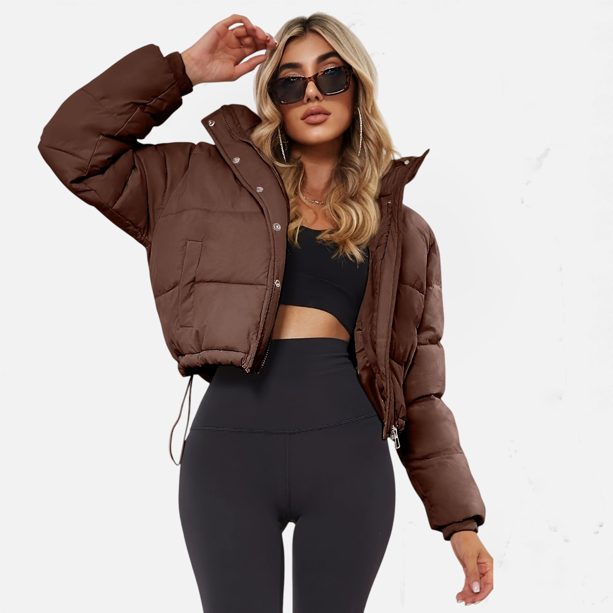 Luzeva | Women’s Heritage Puffer Coat – Elegant Winter Warmth