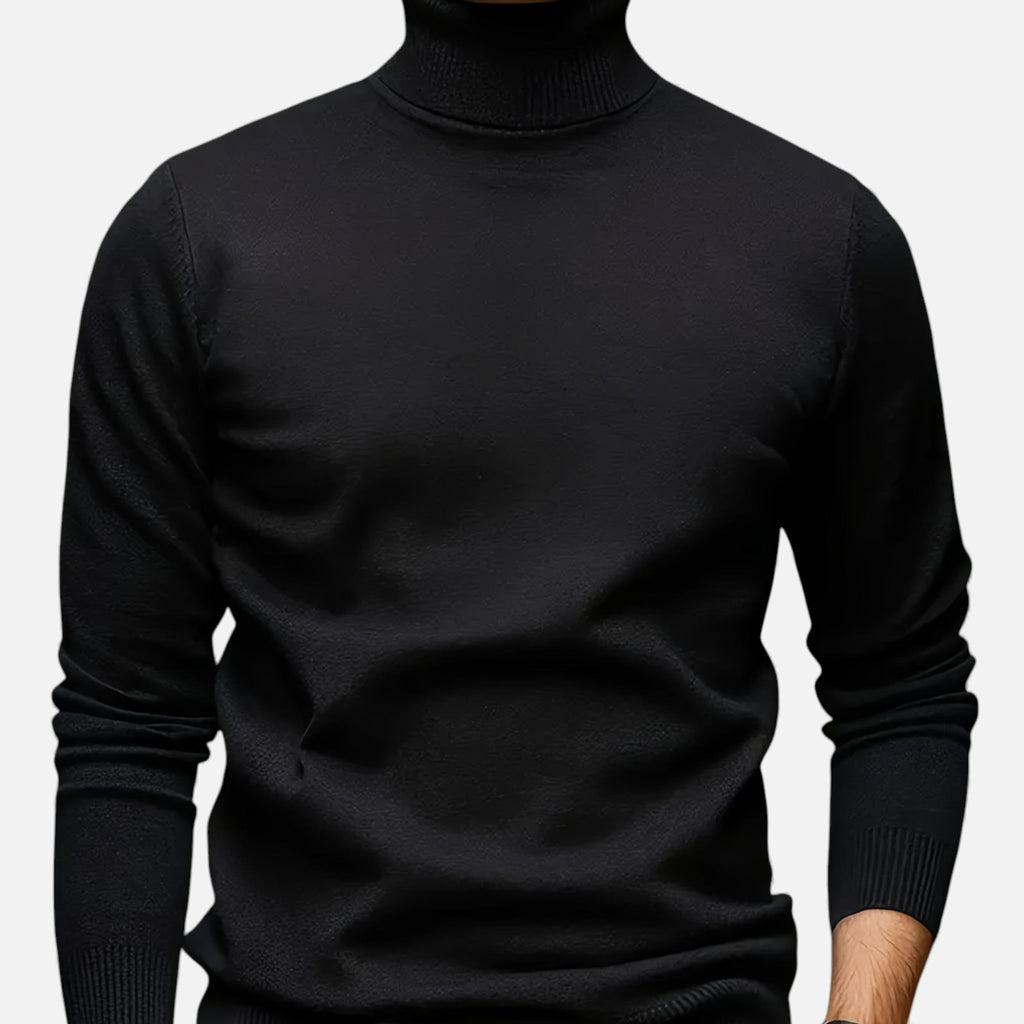 Luzeva | Men’s Heritage Wool Turtleneck Sweater
