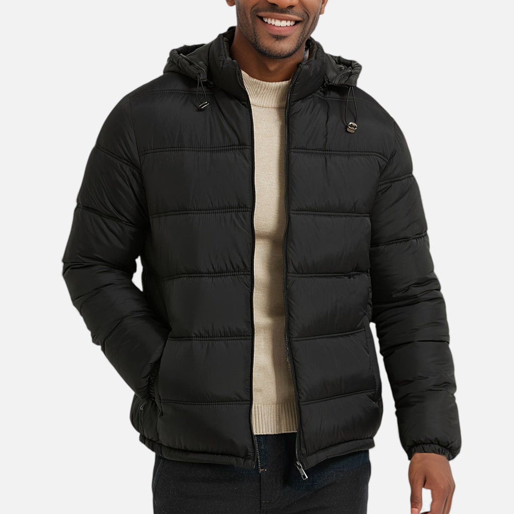 Luzeva | Men’s Alpine Quilted Coat – Timeless Winter Warmth