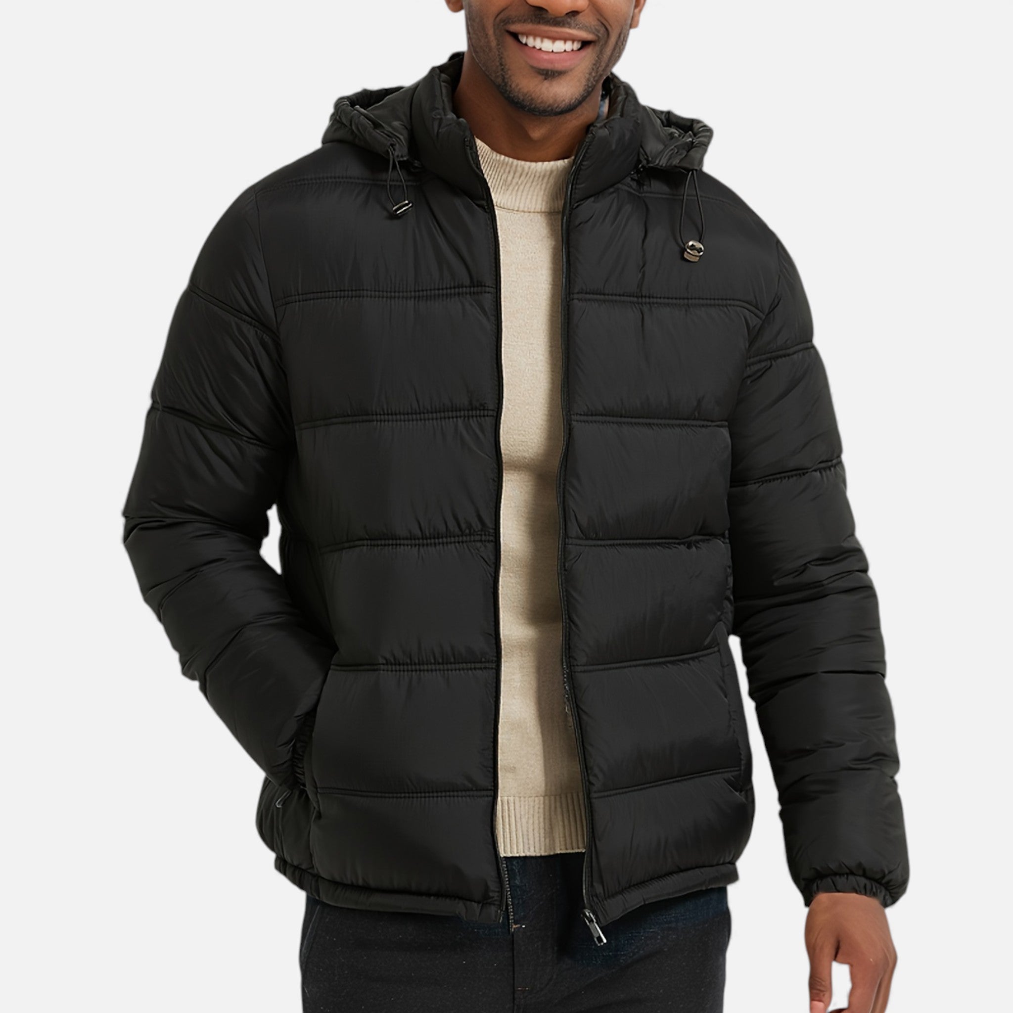 Luzeva | Men’s Alpine Quilted Coat – Timeless Winter Warmth