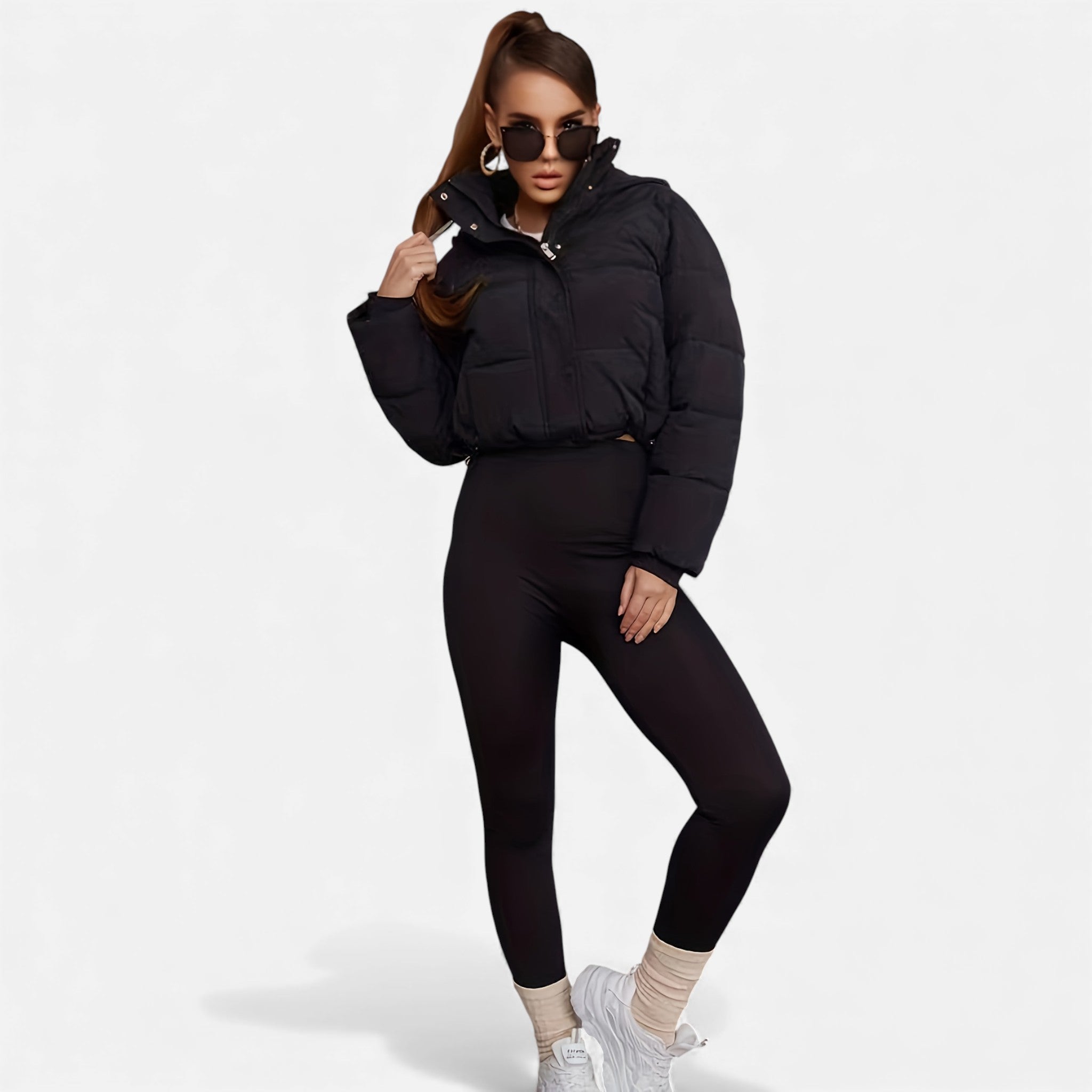 Luzeva | Women’s Heritage Puffer Coat – Elegant Winter Warmth