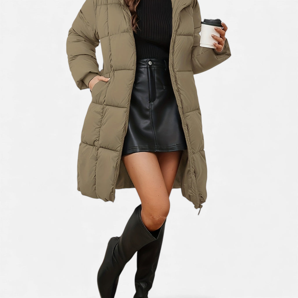 Luzeva | Women’s Classic Hooded Winter Coat – Refined Warmth