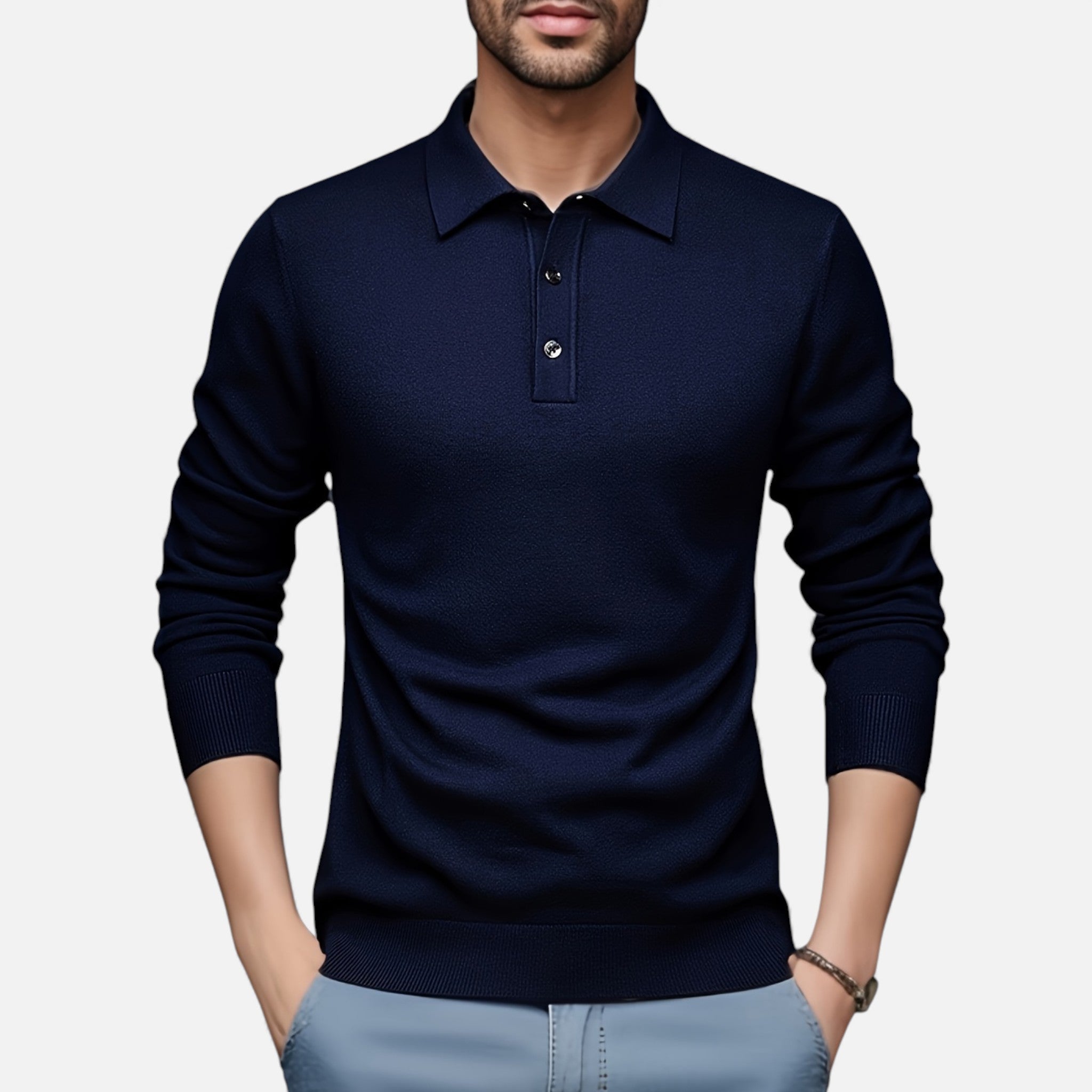 Luzeva | Men’s Heritage Wool‑Blend Shirt Jacket – Classic Burgundy