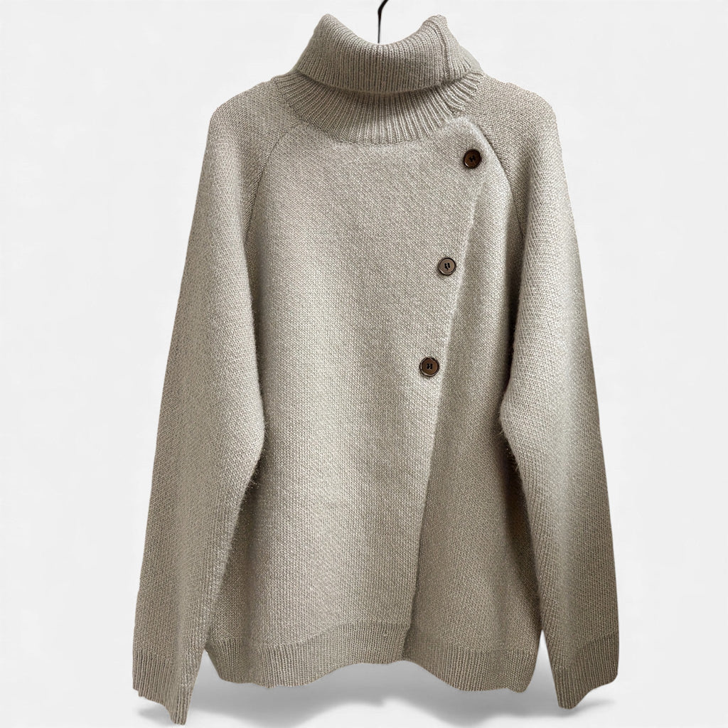 Luzeva | Women’s Elegant High Neck Sweater – Timeless Comfort