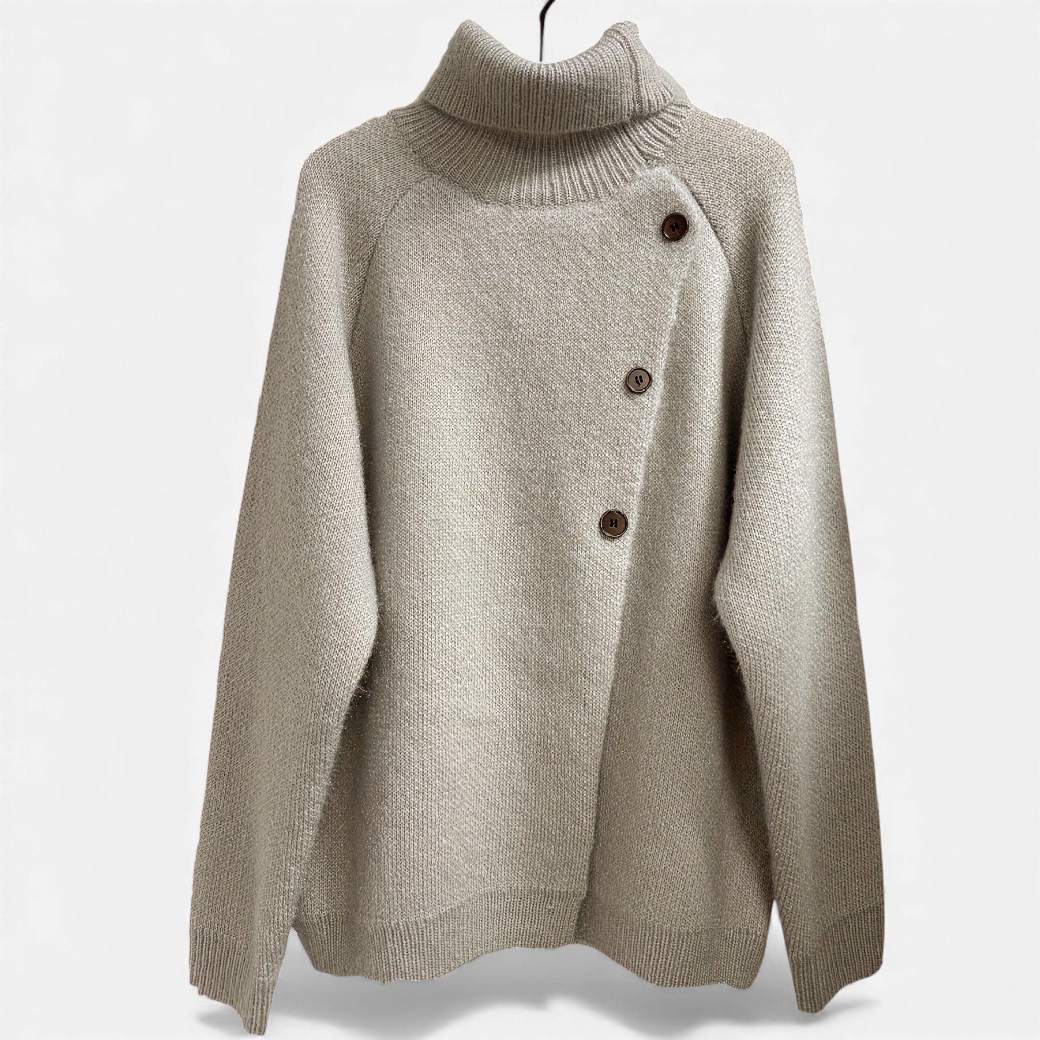 Luzeva | Women’s Elegant High Neck Sweater – Timeless Comfort