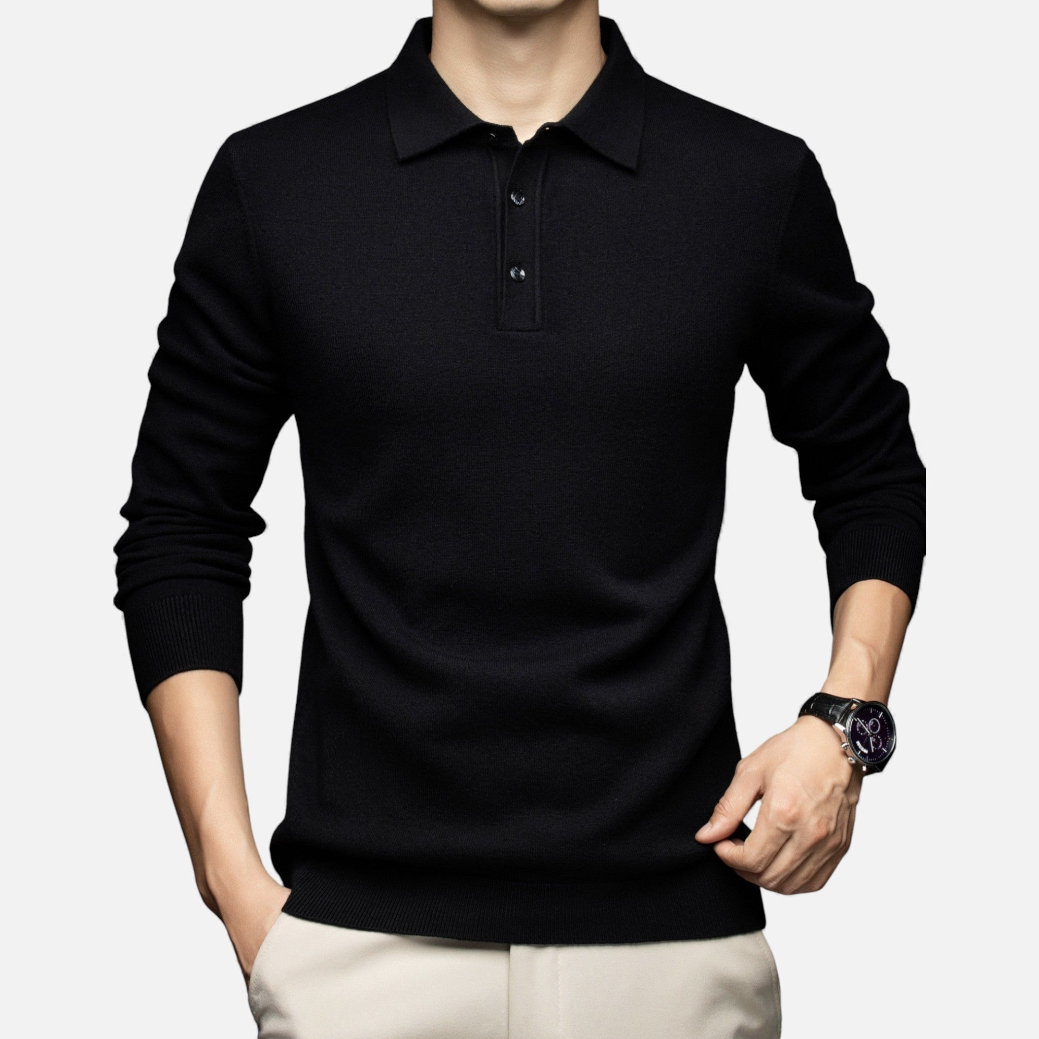 Luzeva | Men’s Heritage Wool‑Blend Shirt Jacket – Classic Burgundy