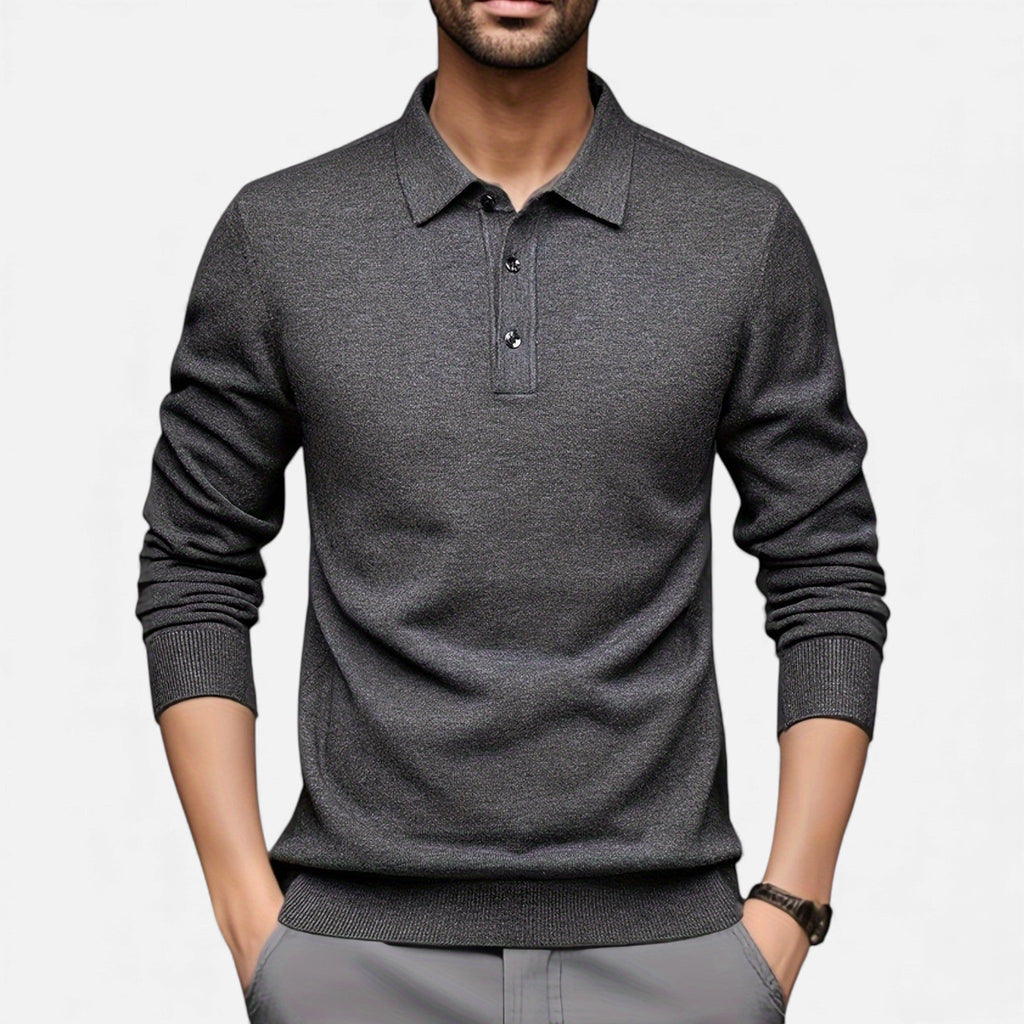 Luzeva | Men’s Heritage Wool‑Blend Shirt Jacket – Classic Burgundy