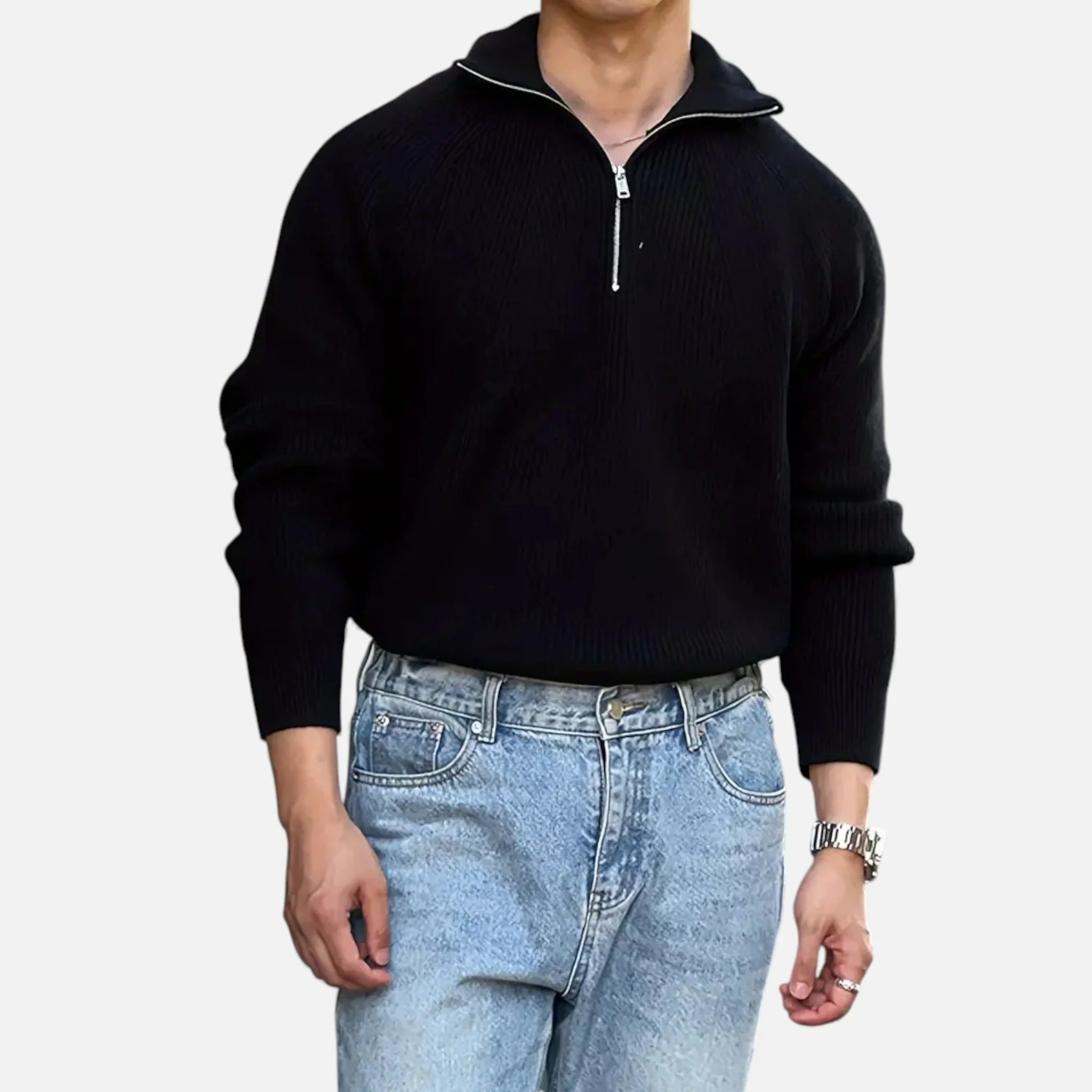 Luzeva | Men’s Heritage Winter Zipper Jacket – Classic Outerwear