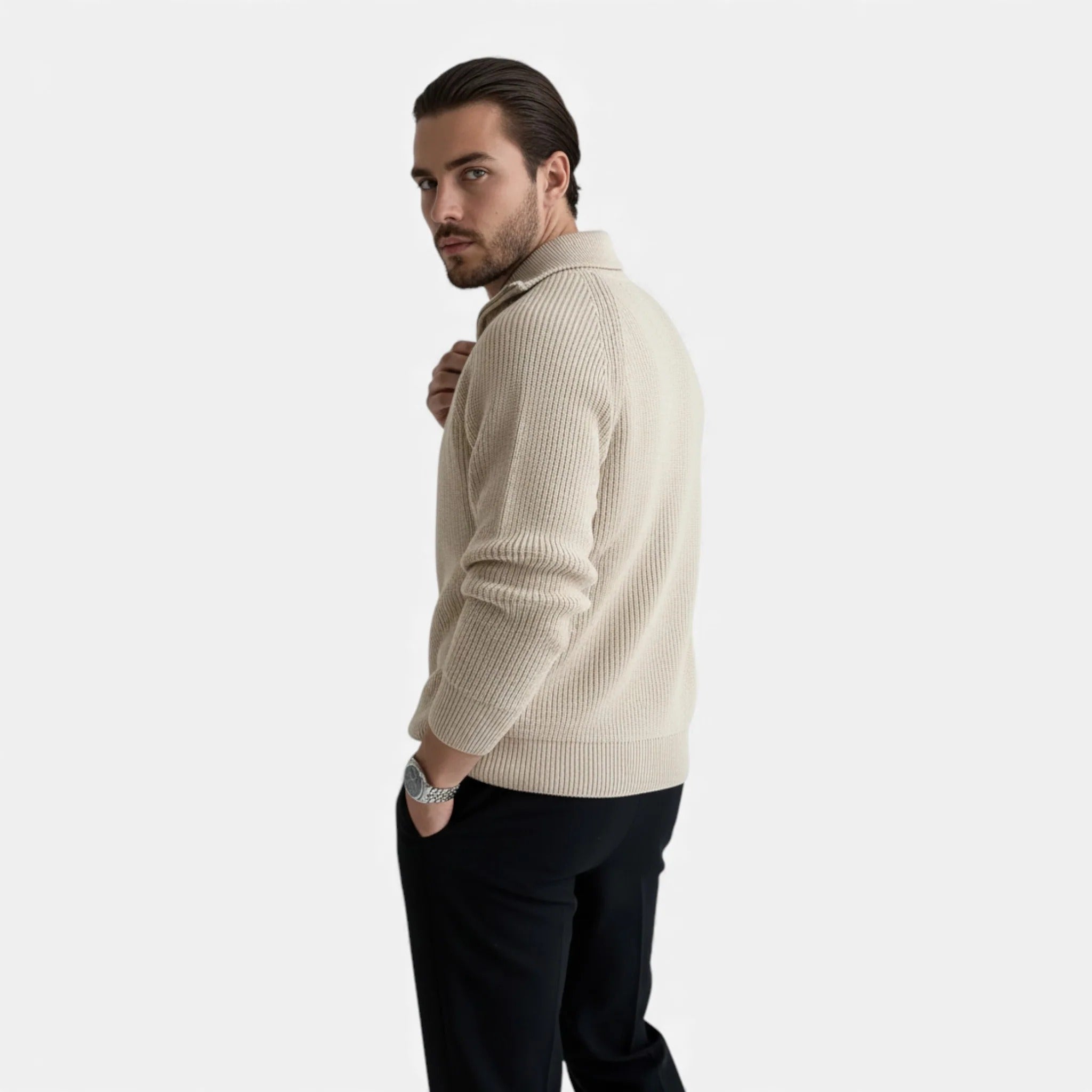 Luzeva | Men’s Heritage Winter Zipper Jacket – Classic Outerwear